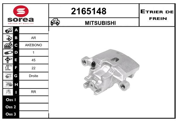 Etrier de frein SEEAC 4165148