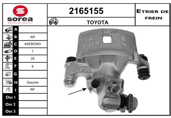 Etrier de frein SEEAC 4165155