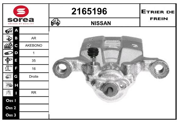 Etrier de frein SEEAC 4165196