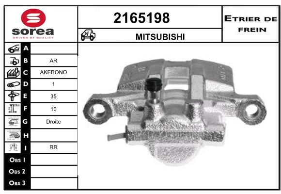 Etrier de frein SEEAC 4165198