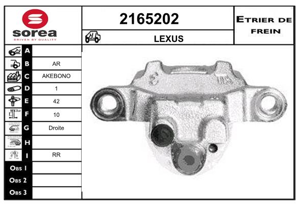 Etrier de frein SEEAC 4165202