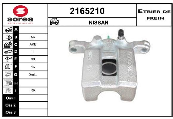 Etrier de frein SEEAC 4165210