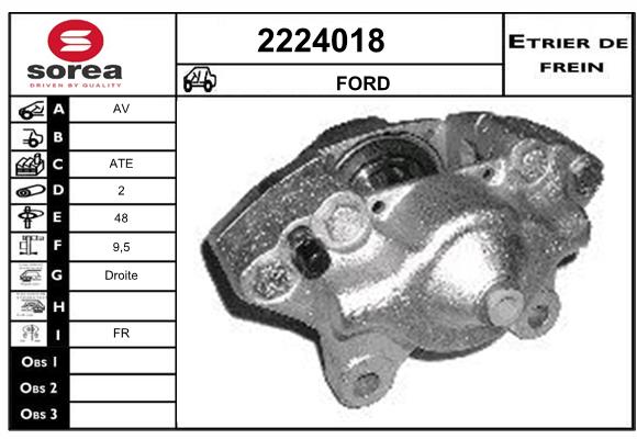 Etrier de frein SEEAC 4224018