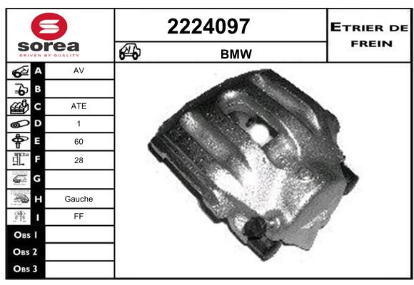 Etrier de frein SEEAC 4224097