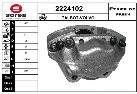 Etrier de frein SEEAC 4224102