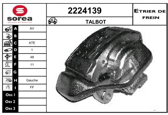 Etrier de frein SEEAC 4224139