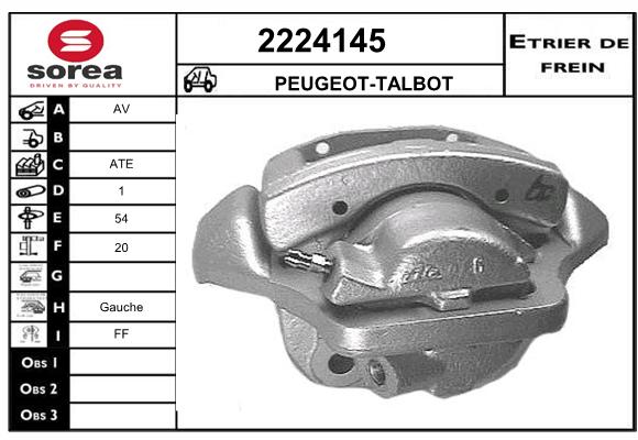 Etrier de frein SEEAC 4224145