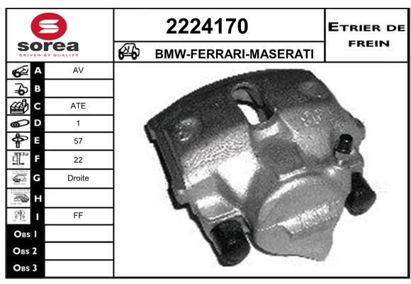 Etrier de frein SEEAC 4224170