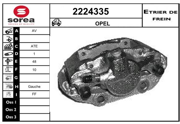 Etrier de frein SEEAC 4224335