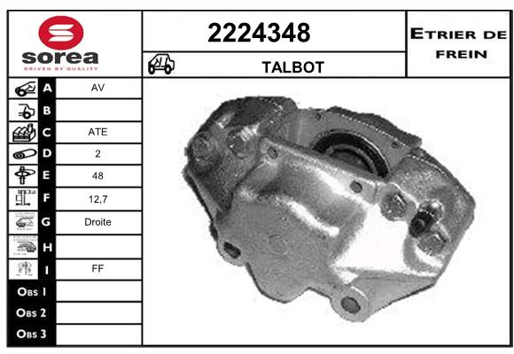 Etrier de frein SEEAC 4224348