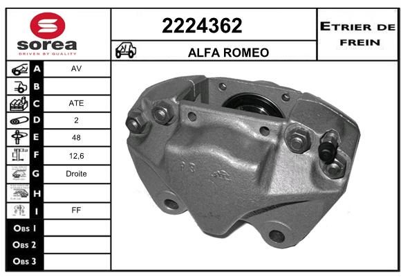 Etrier de frein SEEAC 4224362