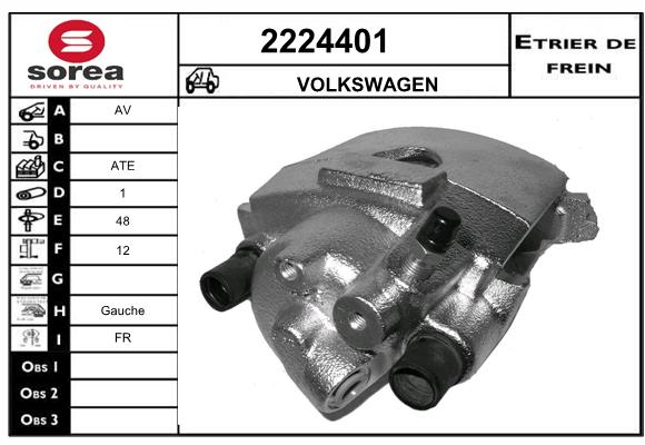 Etrier de frein SEEAC 4224401