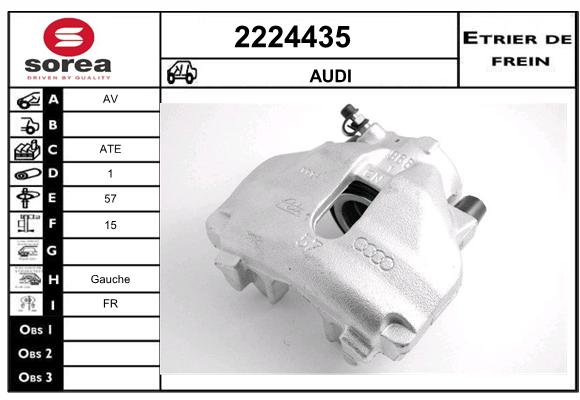 Etrier de frein SEEAC 4224435