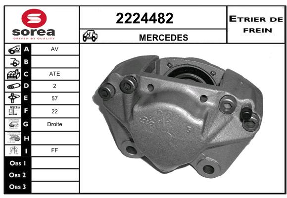 Etrier de frein SEEAC 4224482