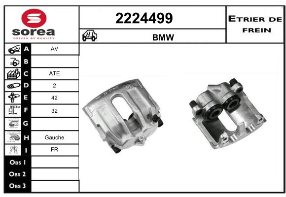 Etrier de frein SEEAC 4224499