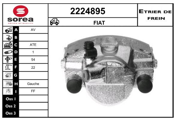 Etrier de frein SEEAC 4224895