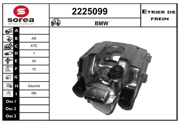 Etrier de frein SEEAC 4225099