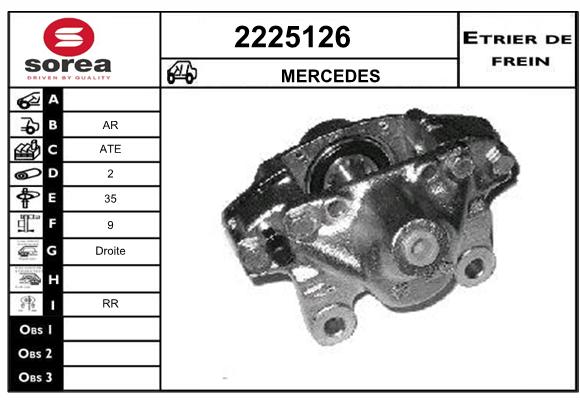 Etrier de frein SEEAC 4225126