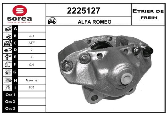 Etrier de frein SEEAC 4225127