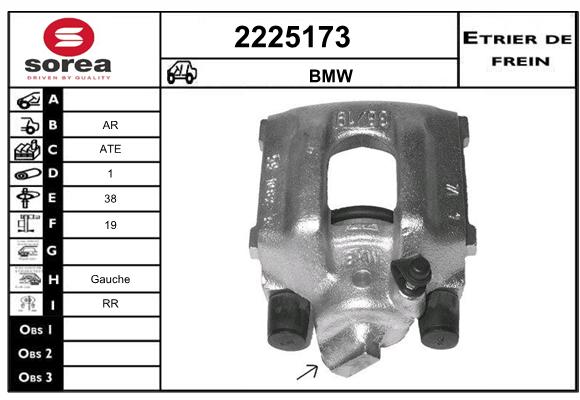 Etrier de frein SEEAC 4225173