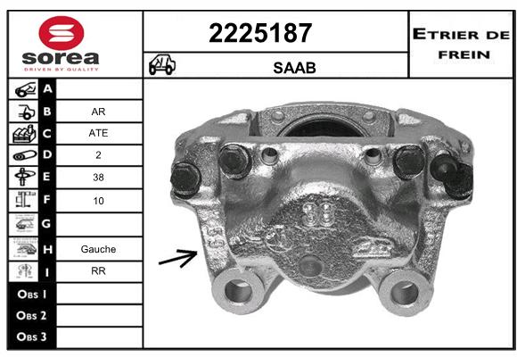 Etrier de frein SEEAC 4225187