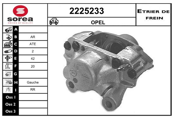 Etrier de frein SEEAC 4225233