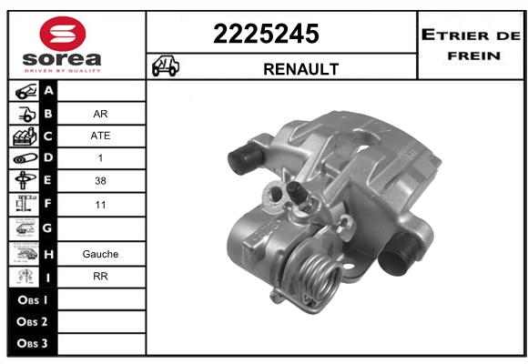 Etrier de frein SEEAC 4225245