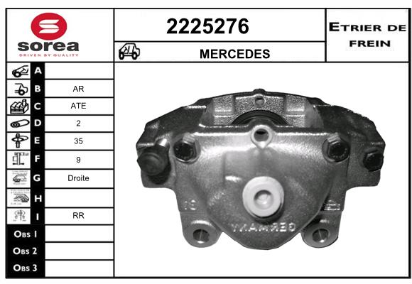 Etrier de frein SEEAC 4225276