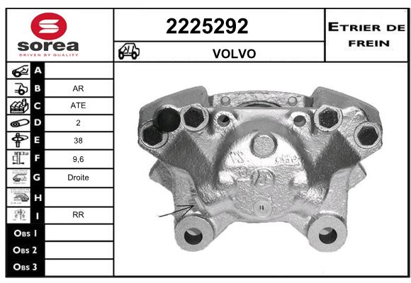 Etrier de frein SEEAC 4225292