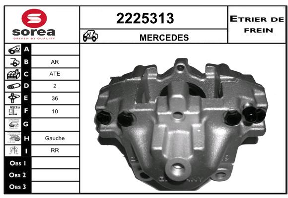 Etrier de frein SEEAC 4225313