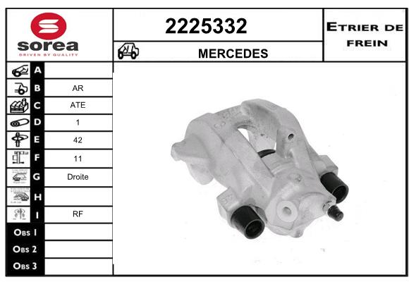 Etrier de frein SEEAC 4225332