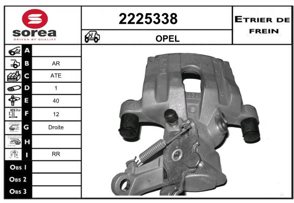 Etrier de frein SEEAC 4225338