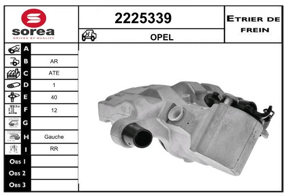 Etrier de frein SEEAC 4225339