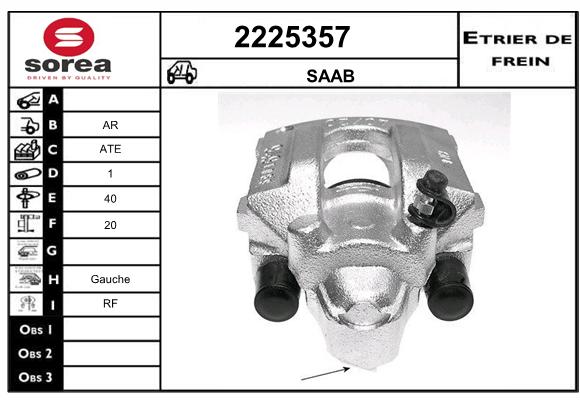 Etrier de frein SEEAC 4225357