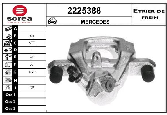 Etrier de frein SEEAC 4225388