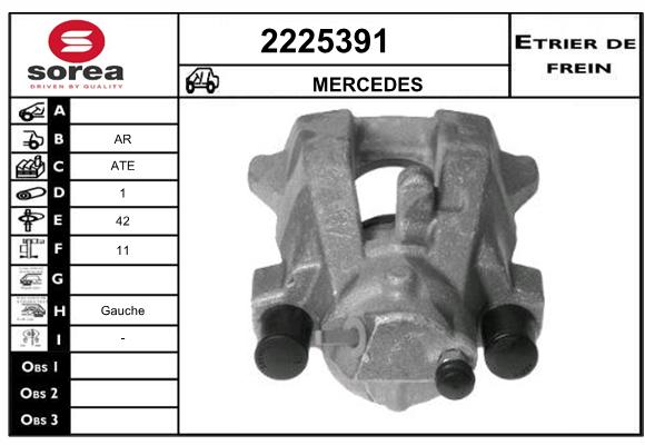 Etrier de frein SEEAC 4225391