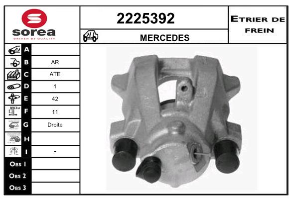 Etrier de frein SEEAC 4225392