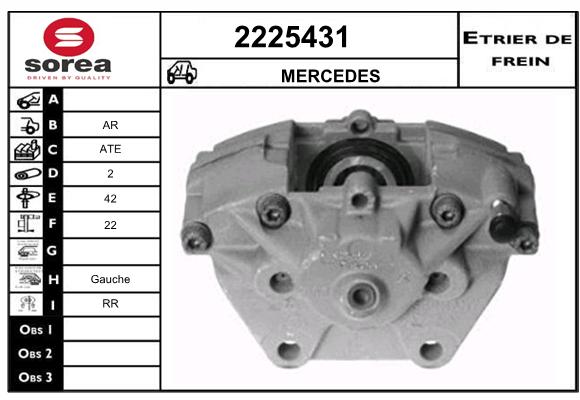 Etrier de frein SEEAC 4225431