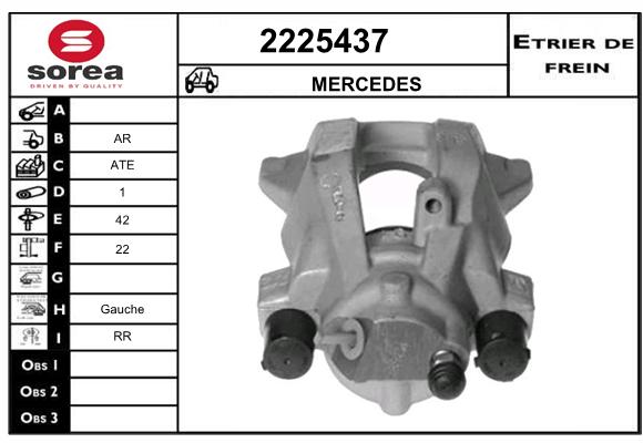 Etrier de frein SEEAC 4225437