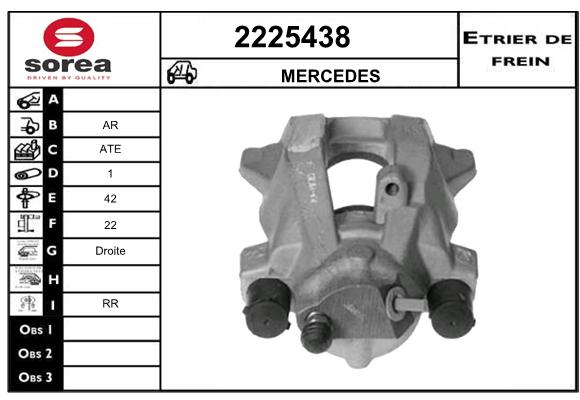 Etrier de frein SEEAC 4225438