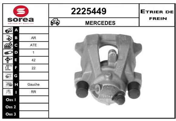 Etrier de frein SEEAC 4225449