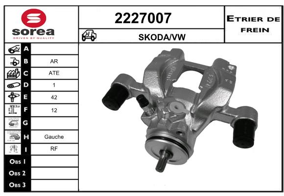 Etrier de frein SEEAC 4227007