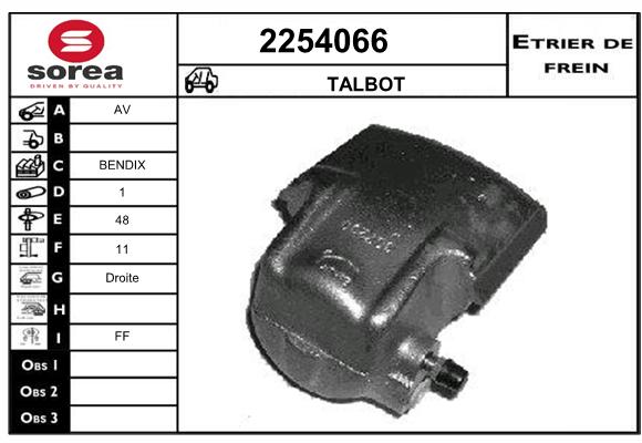 Etrier de frein SEEAC 4254066