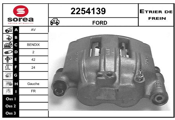 Etrier de frein SEEAC 4254139