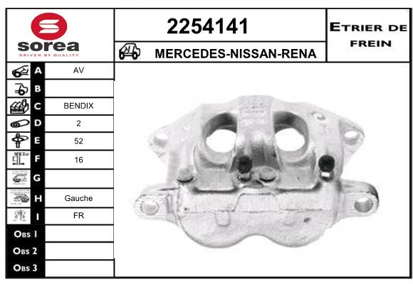 Etrier de frein SEEAC 4254141