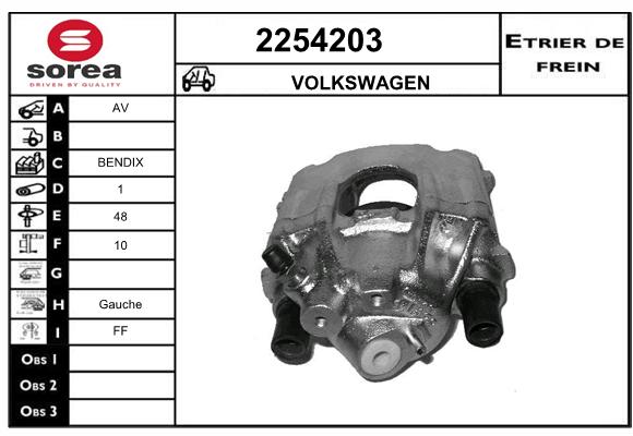 Etrier de frein SEEAC 4254203