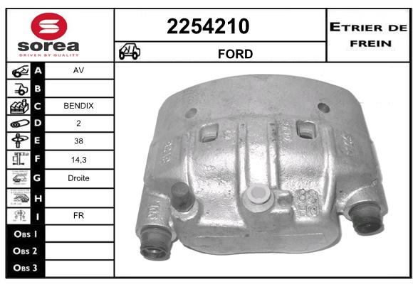 Etrier de frein SEEAC 4254210