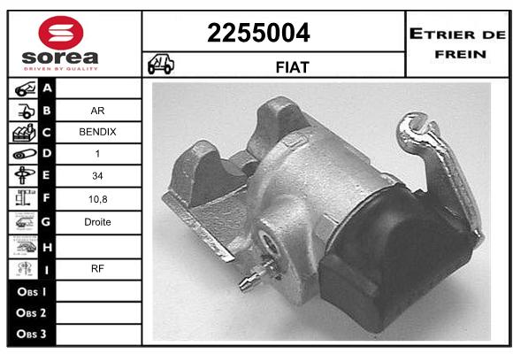 Etrier de frein SEEAC 4255004