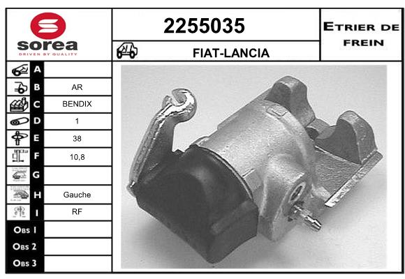 Etrier de frein SEEAC 4255035