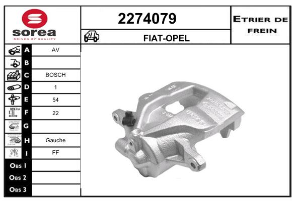 Etrier de frein SEEAC 4274079